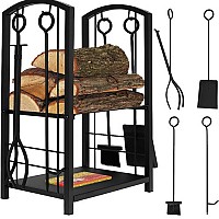 Wood stand with accessories PK011