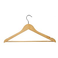 Clothes hanger 10pcs - wooden Ruhhy 24492