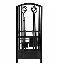 Wood stand with accessories PK011