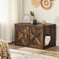 FEANDREA PCL002X01 Cat Litter Tray Vintage Brown