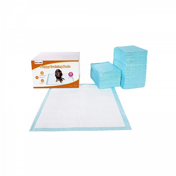 FEANDREA Puppy Training Pads, Puppy Toilet, 60 x 90 cm, 100 Pack PTD90B