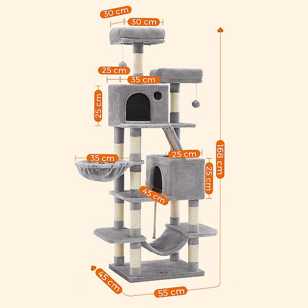 FEANDREA Cat Tree PCT165W01