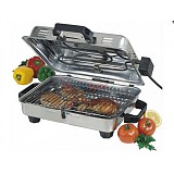 Roller Ψηστιέρα ΙΝΟΧ Ορθογώνια Γίγας 1200 Watt 18/D